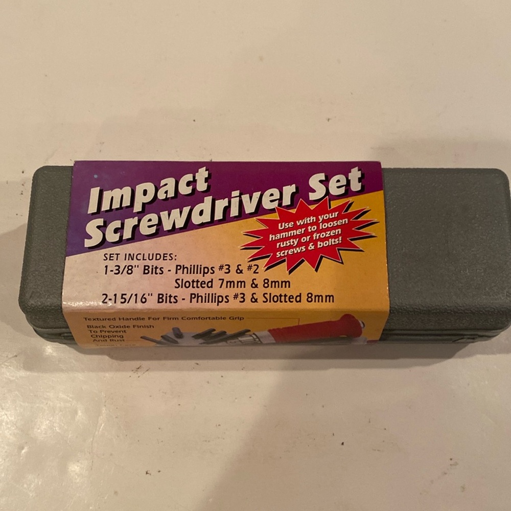 NIB Impact Screwdriver Set